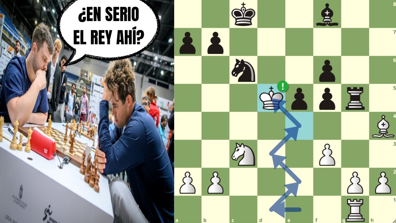 ¡PASEO MORTAL DEL REY EN EL CENTRO! 😱: Carlsen vs Fedoseev (Olimpiadas 2024) ¡PASEO MORTAL DEL REY EN EL CENTRO! 😱: Carlsen vs Fedoseev (Olimpiadas 2024)