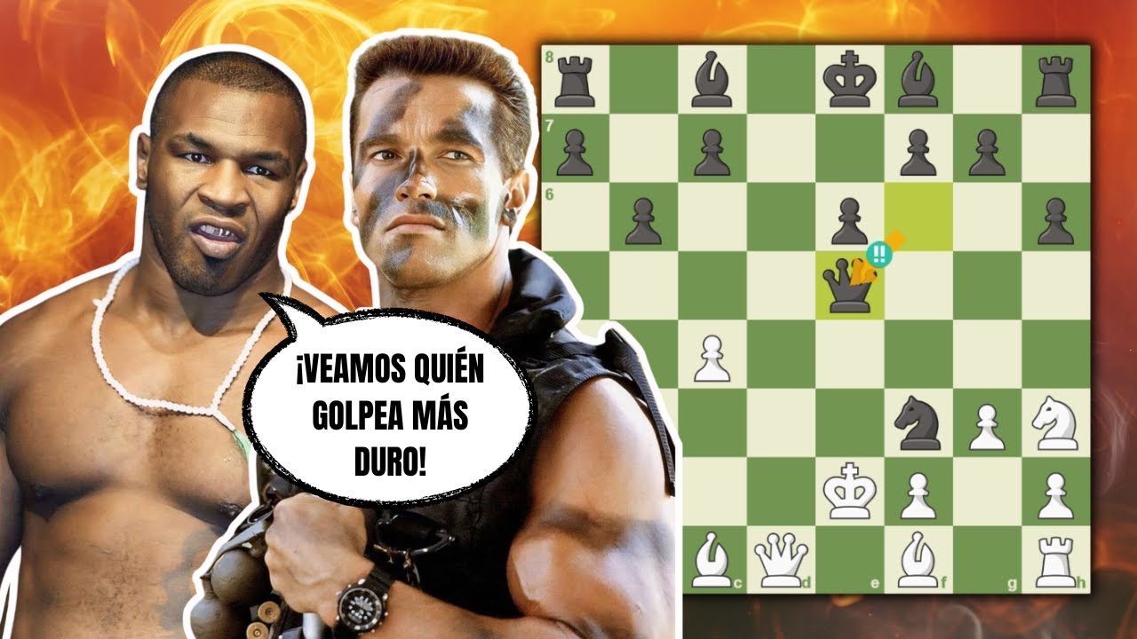 ¡NOQUEA A SU RIVAL SOBRE UN TABLERO DE AJEDREZ! 👊: Schwarzenegger vs Tyson (Los Ángeles, 2021) ¡NOQUEA A SU RIVAL SOBRE UN TABLERO DE AJEDREZ! 👊: Schwarzenegger vs Tyson (Los Ángeles, 2021)