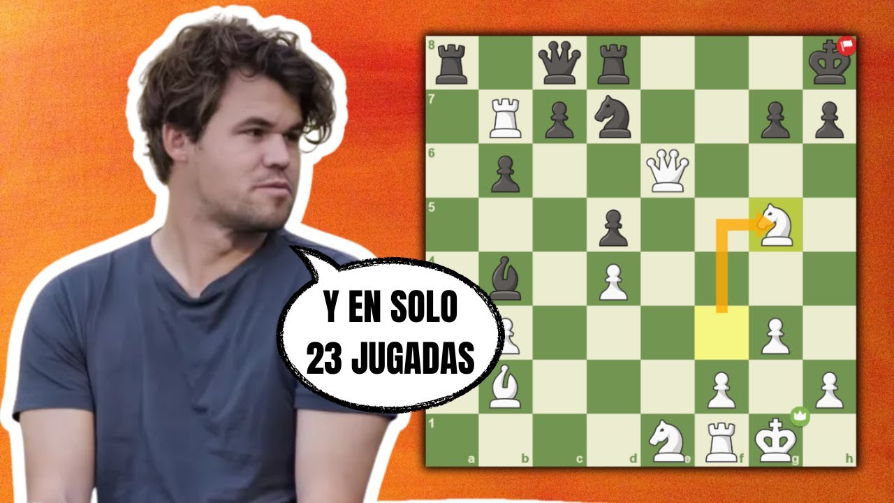 ¡ESTA ES LA DISTANCIA ENTRE UN MF y UN SÚPER GM! 🤯: Carlsen vs Ashraf (Internet 2024) ¡ESTA ES LA DISTANCIA ENTRE UN MF y UN SÚPER GM! 🤯: Carlsen vs Ashraf (Internet 2024)