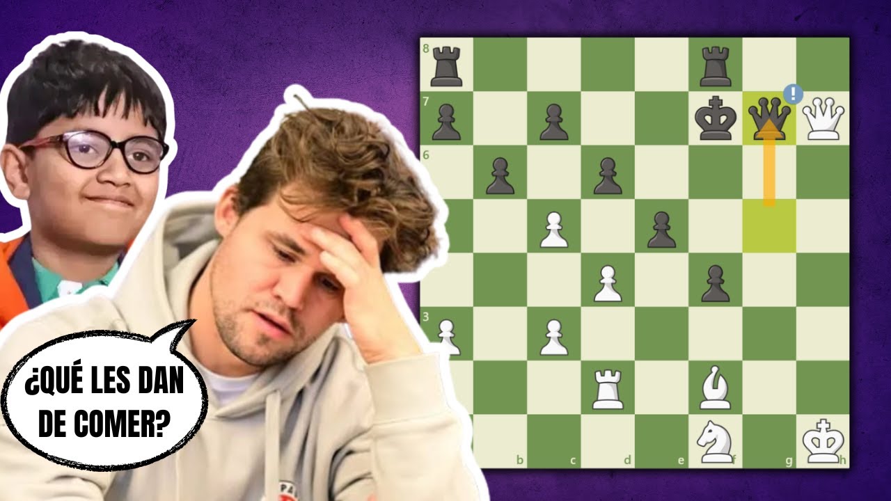 ¡Aarit Kapil (9 años) HACE SUFRIR a Magnus Carlsen! 😱 ¡Aarit Kapil (9 años) HACE SUFRIR a Magnus Carlsen! 😱