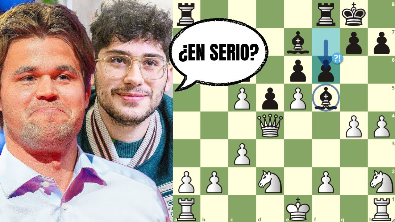 ¡UN SACRIFICIO DE PIEZA DUDOSO! 😵: Firouzja vs Carlsen (Julius Baer Generation Cup 2024) ¡UN SACRIFICIO DE PIEZA DUDOSO! 😵: Firouzja vs Carlsen (Julius Baer Generation Cup 2024)