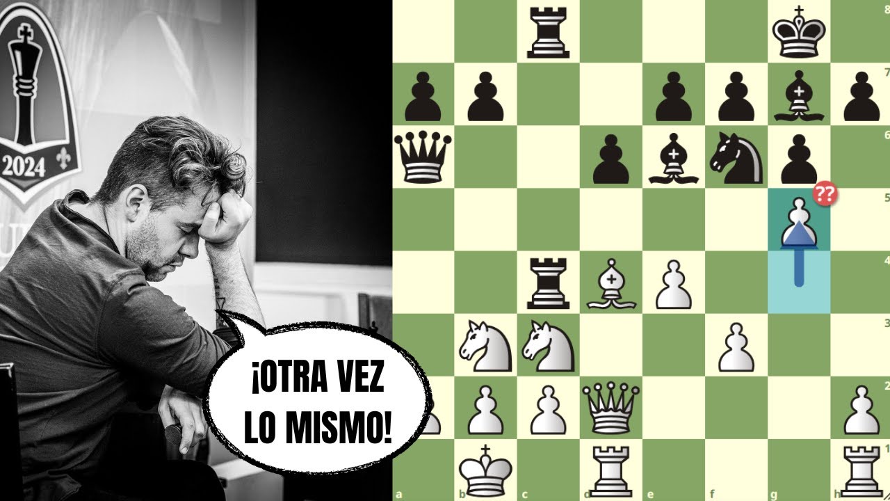 VUELVE JUGAR RÁPIDO, Y VUELVE A SER CASTIGADO 👊: Nepomniachtchi vs Caruana (Sinquefield Cup 2024) VUELVE JUGAR RÁPIDO, Y VUELVE A SER CASTIGADO 👊: Nepomniachtchi vs Caruana (Sinquefield Cup 2024)