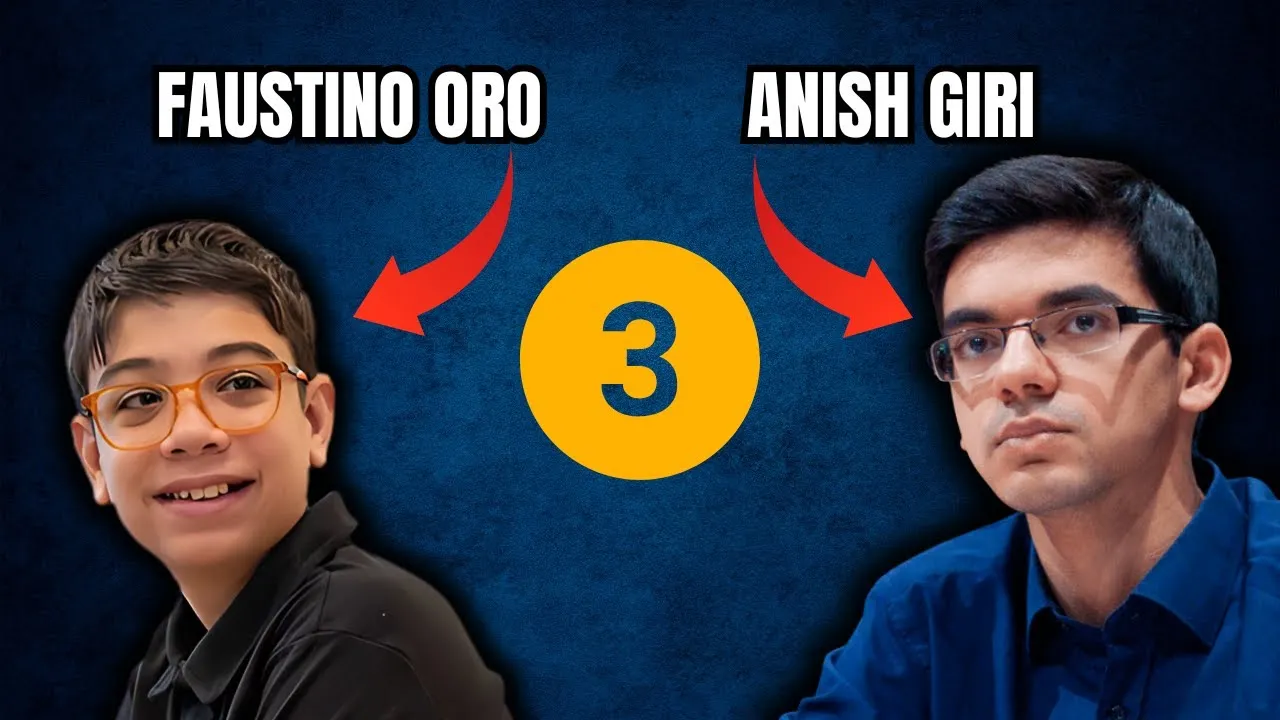 ¡NIÑO DE 11 AÑOS JUEGA CON 99% DE PRECISIÓN! 🤯: Oro vs Giri (Partida 3, ICC Match 2025)