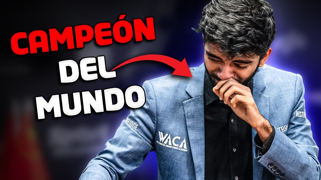 NUEVO CAMPEÓN MUNDIAL DE AJEDREZ 👑 NUEVO CAMPEÓN MUNDIAL DE AJEDREZ 👑