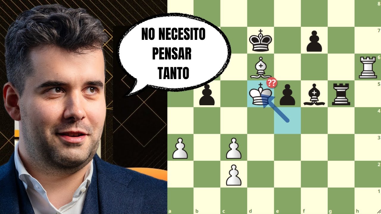¡SOLO USA 3 MINUTOS, Y GANA! 🤯: Domínguez vs Nepomniachtchi (Saint Louis Rapid and Blitz 2024) ¡SOLO USA 3 MINUTOS, Y GANA! 🤯: Domínguez vs Nepomniachtchi (Saint Louis Rapid and Blitz 2024)