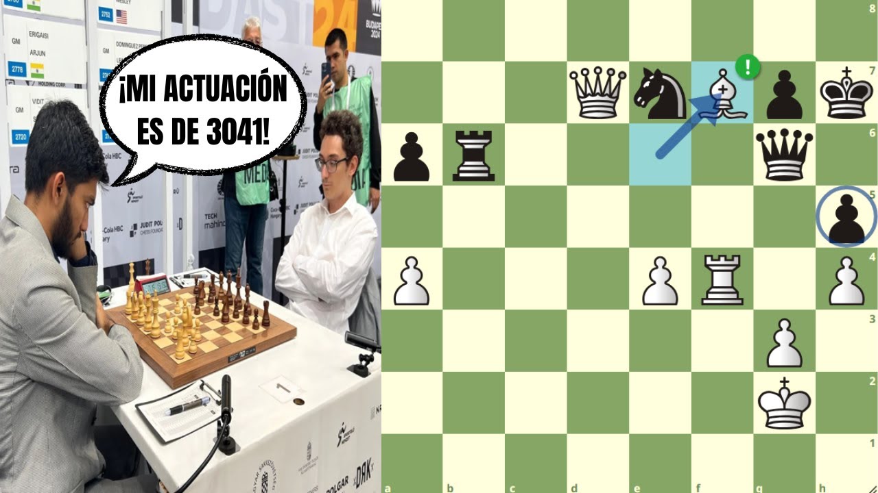 ¡ESTÁ JUGANDO A MÁS DE 3000 DE ELO! 😱: Gukesh vs Caruana (Olimpiadas 2024) ¡ESTÁ JUGANDO A MÁS DE 3000 DE ELO! 😱: Gukesh vs Caruana (Olimpiadas 2024)