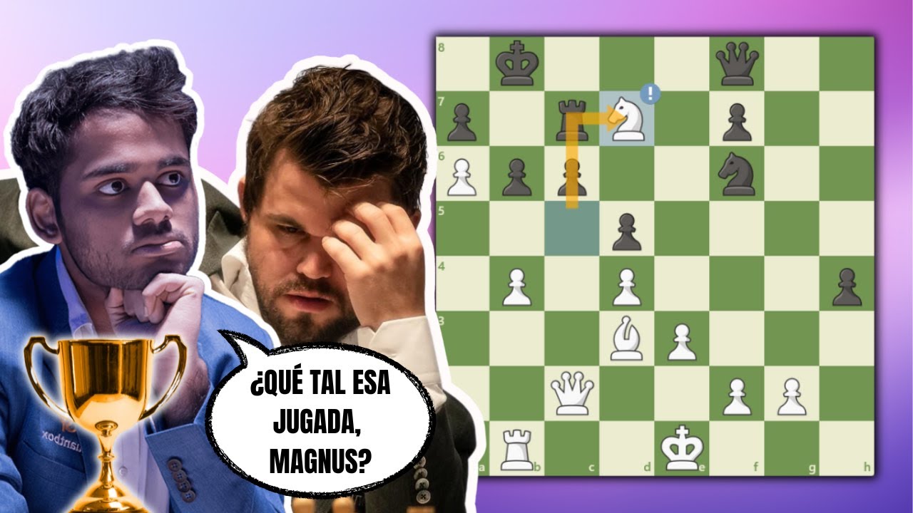 ¡CAMPEÓN, EN LA DEFINICIÓN QUE TÚ QUERÍAS VER! 🏆: Arjun vs Carlsen (Tata Steel India Blitz 2024) ¡CAMPEÓN, EN LA DEFINICIÓN QUE TÚ QUERÍAS VER! 🏆: Arjun vs Carlsen (Tata Steel India Blitz 2024)