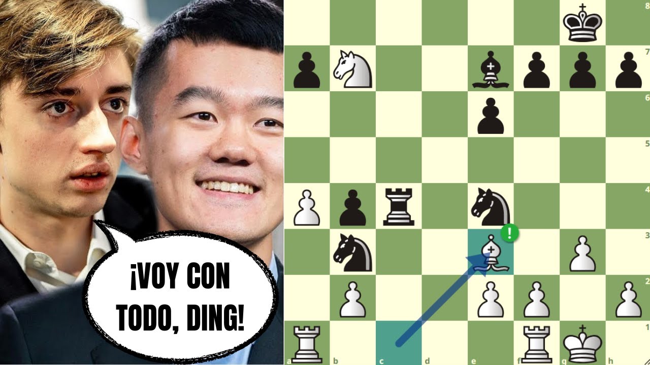 ¡DERROTA A SU RIVAL DE MANERA GENIAL Y CREATIVA! 👏: Ding vs Dubov (Mundial por Equipos 2024) ¡DERROTA A SU RIVAL DE MANERA GENIAL Y CREATIVA! 👏: Ding vs Dubov (Mundial por Equipos 2024)