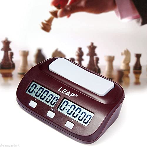 JZK Reloj de ajedrez Temporizador Profesional de ajedrez para hogar y Todo Tipo de Juegos competitivos