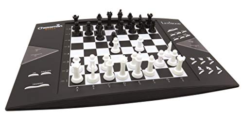 Lexibook electrónico mesa (CG1300) ChessMan Elite Juego de ajedrez inteligente, 1 jugador, 64 niveles de dificultad, LED,...