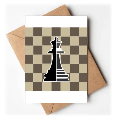 Tarjetas de felicitación de ajedrez de la palabra negra de la reina del tablero de ajedrez invitaciones