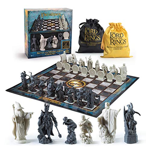 The Noble Collection El Señor de los Anillos - Set ajedrez El Señor de los Anillos