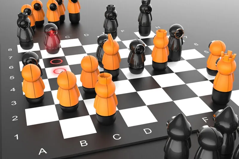02_juego de ajedrez Illuminis, diseñado por Bülent Ünal