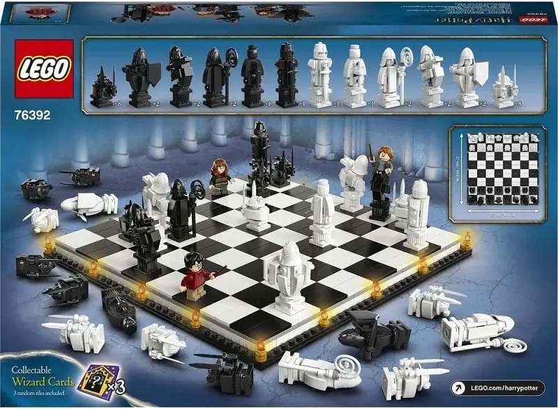 Disfruta de horas de diversión y estrategia con el juego de ajedrez LEGO Harry Potter!