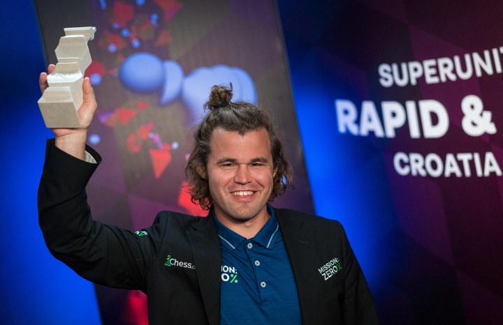 Magnus Carlsen gana SuperUnited Rapid & Blitz 2023