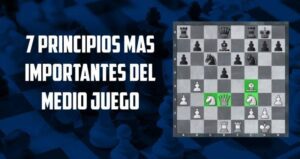 Imagen ilustrativa sobre los 7 principios m?s importantes del medio juego en ajedrez