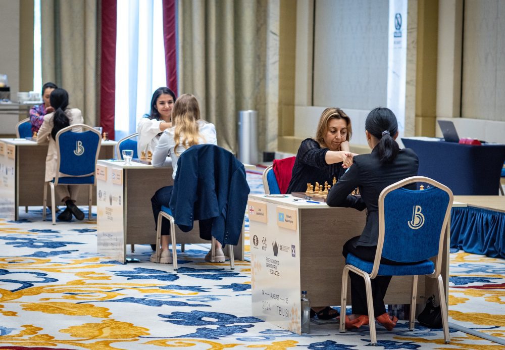 Segunda ronda del torneo FIDE WGP Tbilisi: un día de empates inesperados