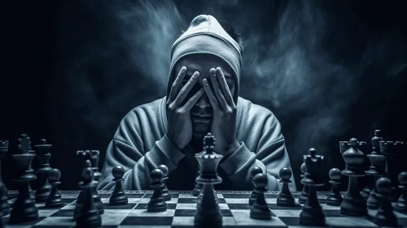Ilustración de los juegos mentales del ajedrez estrategias psicológicas para el éxito ajedrez