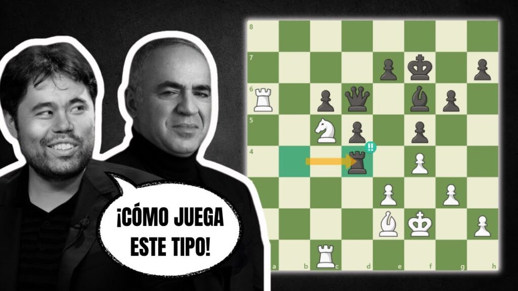 ¡LEGENDARIO JUGADOR LE DA UNA PALIZA AL CAMPEÓN MUNDIAL! 👊: Nakamura vs Kasparov (Chess9LX 2024)
