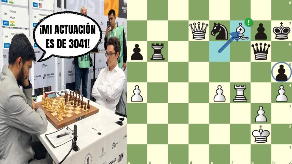 ¡ESTÁ JUGANDO A MÁS DE 3000 DE ELO! 😱: Gukesh vs Caruana (Olimpiadas 2024)