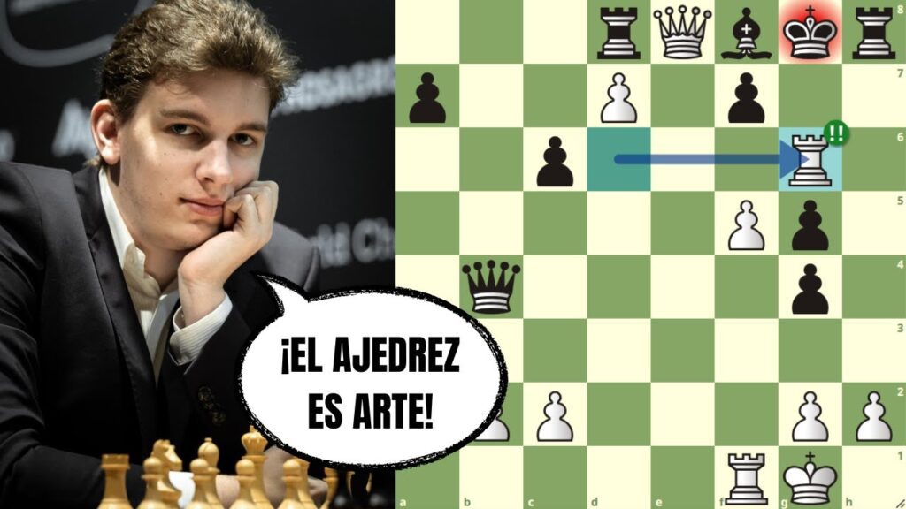 ¡SACRIFICA CABALLO Y TORRE, Y DA JAQUE MATE! 🤯: Duda vs Vidit (Tech Mahindra 2024)
