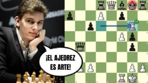 ¡SACRIFICA CABALLO Y TORRE, Y DA JAQUE MATE! 🤯: Duda vs Vidit (Tech Mahindra 2024)