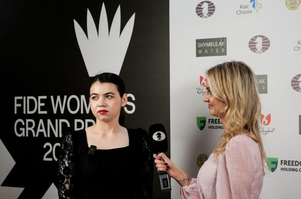 Imagen ilustrativa sobre fide wgp shymkent goryachkina logra la victoria en ajedrez
