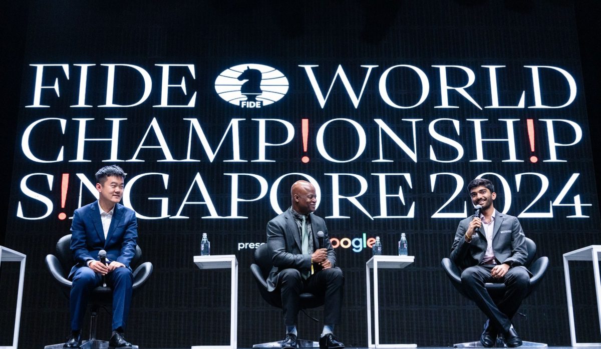Campeonato Mundial FIDE 2024: Conferencia de prensa inaugural 5 Campeonato Mundial FIDE 2024: Conferencia de prensa inaugural