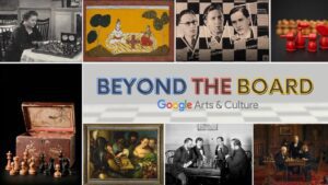 Imagen ilustrativa sobre una exposición virtual de la fide y google en ajedrez