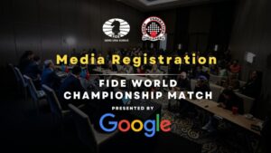 Acreditación de Medios de Prensa para el Campeonato Mundial en Singapur