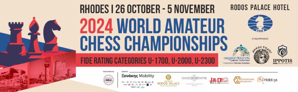 Imagen ilustrativa sobre el campeonato mundial de ajedrez amateur 2024 comienza en rodas en ajedrez