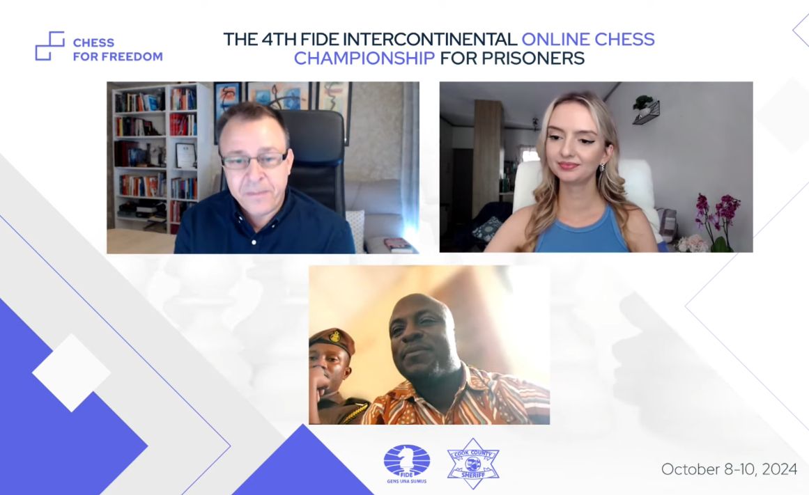Cuarto Campeonato Intercontinental de Ajedrez en Línea para Prisioneros de la FIDE: resumen del día 1 23 Cuarto Campeonato Intercontinental de Ajedrez en Línea para Prisioneros de la FIDE: resumen del día 1