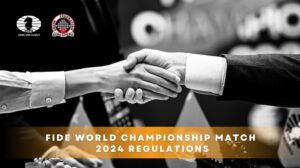 Ilustración de se anuncia el reglamento del torneo del campeonato mundial fide 2024 ajedrez