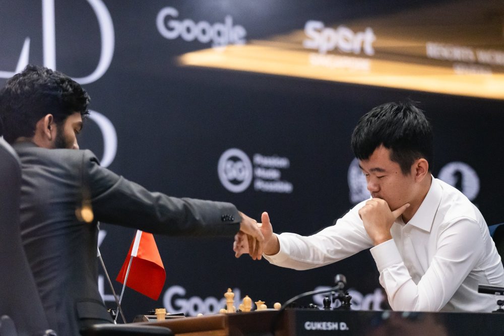 Campeonato del Mundo de la FIDE, partida 11: Ding colapsa bajo presión mientras Gukesh toma la delantera 4 Campeonato del Mundo de la FIDE, partida 11: Ding colapsa bajo presión mientras Gukesh toma la delantera