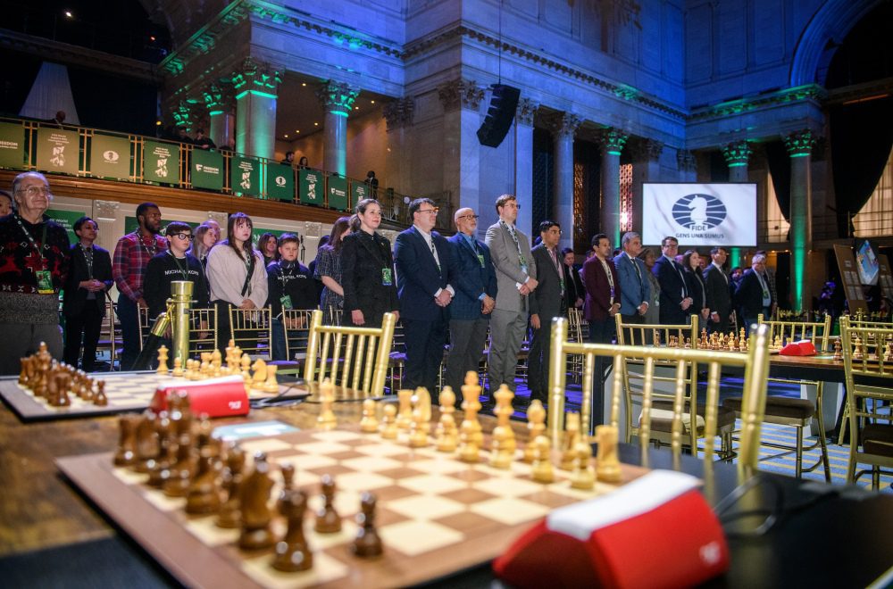 Un estreno histórico para Nueva York y el ajedrez: debut de los torneos mundiales de rápida y blitz de la FIDE en Wall Street 2 Un estreno histórico para Nueva York y el ajedrez: debut de los torneos mundiales de rápida y blitz de la FIDE en Wall Street