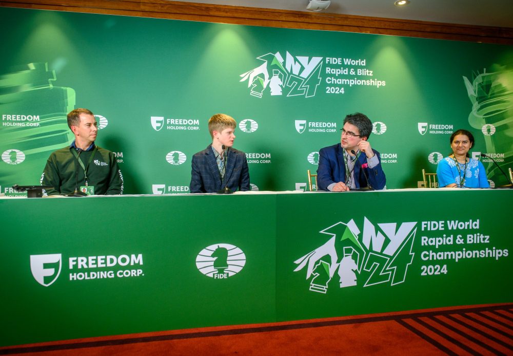 Volodar Murzin y Humpy Koneru nuevos campeones del mundo de rápidas FIDE 9 Volodar Murzin y Humpy Koneru nuevos campeones del mundo de rápidas FIDE