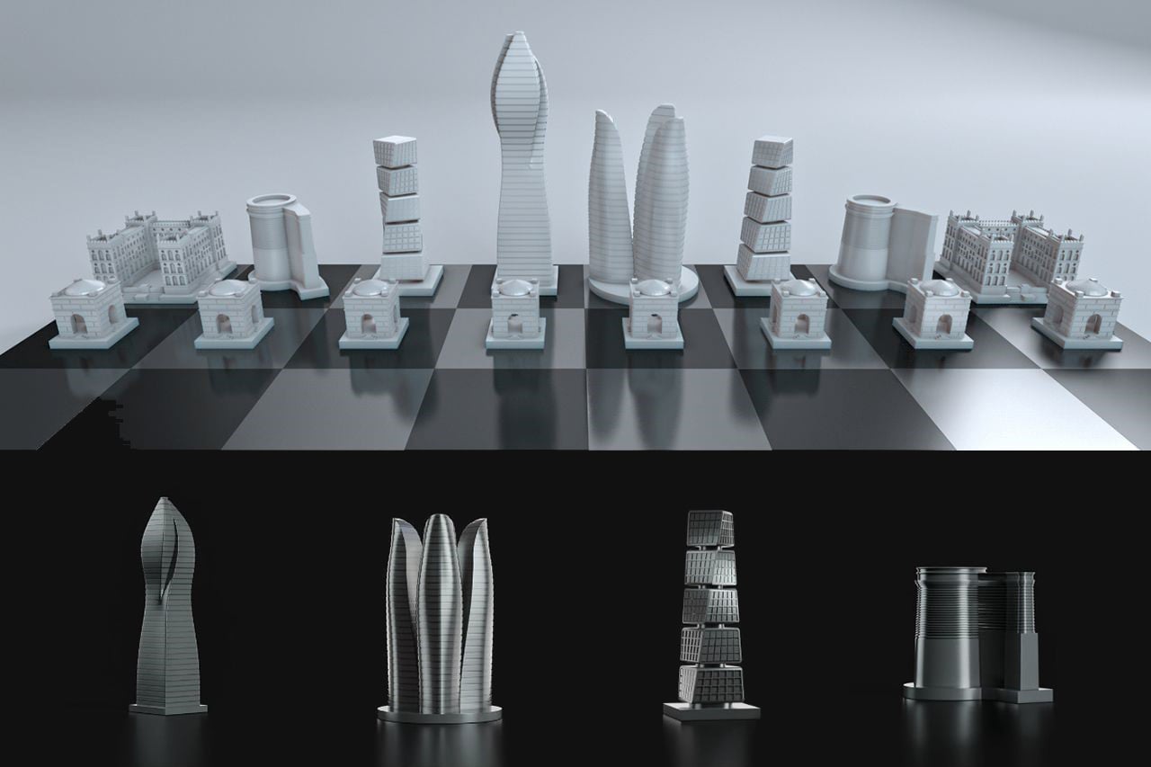 Un juego de ajedrez que te llevará a un viaje arquitectónico por Azerbaiyán 5 Un juego de ajedrez que te llevará a un viaje arquitectónico por Azerbaiyán
