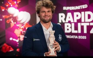 Imagen ilustrativa sobre magnus carlsen gana el gct superunited rapid & blitz croacia en ajedrez