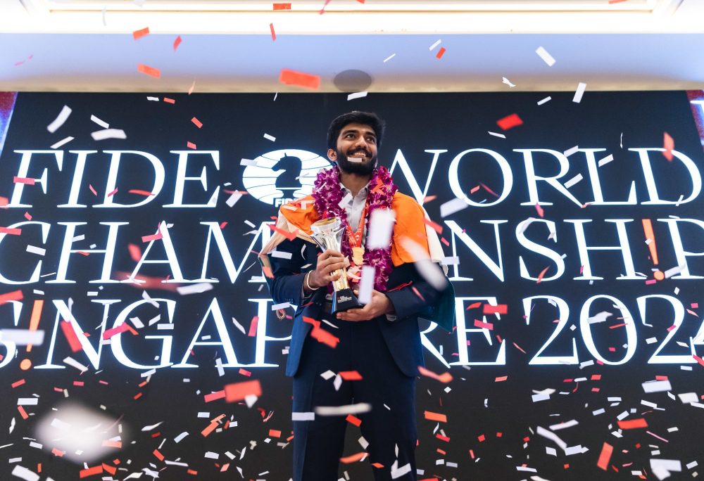 Gukesh D coronado 18º Campeón Mundial de la FIDE 9 Gukesh D coronado 18º Campeón Mundial de la FIDE