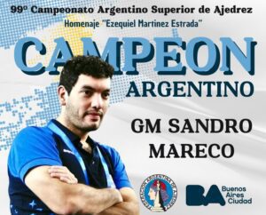 Imagen ilustrativa sobre sandro mareco consigue su segundo título en ajedrez