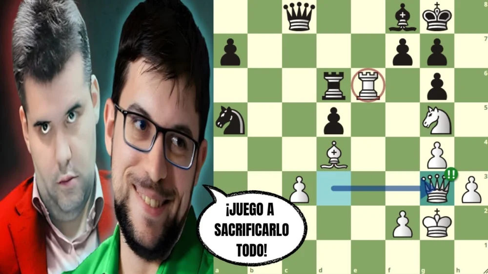 Miniatura del video: ¡¡¡LA PARTIDA DEL AÑO 2024!!! (sacrificios galácticos) 😱: Vachier-Lagrave vs Nepomniachtchi