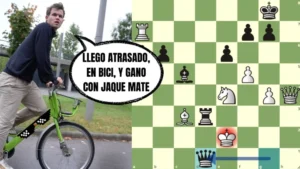 Miniatura del video: ¡MAGNUS LLEGA ATRASADO, EN BICI, Y GANA CON JAQUE MATE! 🤯: García vs Carlsen (Olimpiadas 2024)