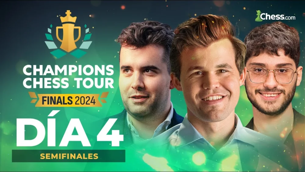 Miniatura del video: Carlsen vs. MVL, Nepo vs. Firouzja | ¿Quién llegará a la GRAN FINAL?Champions Chess Tour SEMIFINALES