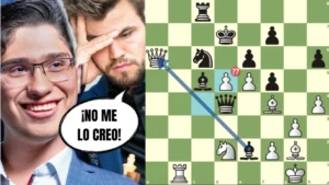 Miniatura del video: ¡QUÉ LOCURA! ¡MAGNUS SE DEJA LA DAMA! 🤯: Carlsen vs Firouzja (Julius Baer Generation Cup 2024)