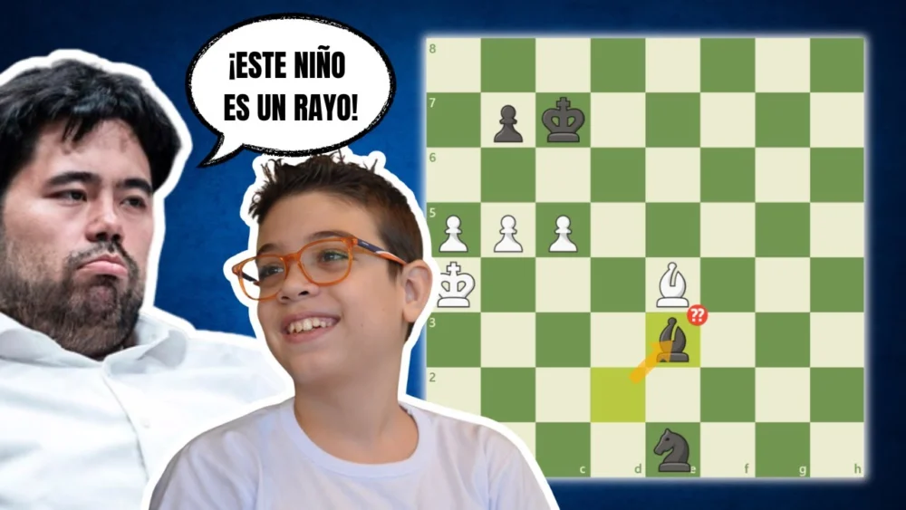 Miniatura del video: ¡Faustino Oro es MÁS VELOZ y DERROTA a Hikaru Nakamura! ⚡️