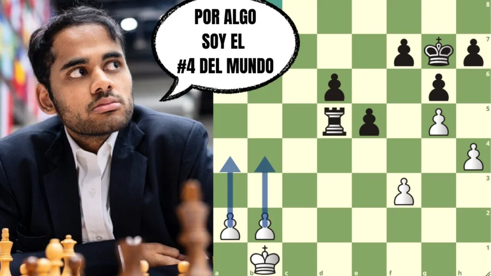 Miniatura del video: ¡ESTE MONSTRUO HA GANADO 5 DE 5! (100% rendimiento)😱: Erigaisi vs Mamedov (Olimpiadas 2024)