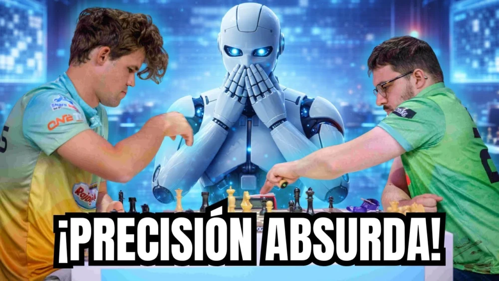 Miniatura del video: ¡ESTE TIPO NO PARECE HUMANO! 🤖: Carlsen vs Vachier-Lagrave (Titled Tuesday 2025)