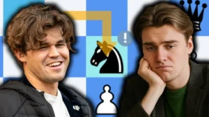 Miniatura del video: ¡BRUTAL TÁCTICA DE CABALLO! 🐴: Shandrygin vs Carlsen (Titled Tuesday Grand Prix 2025)