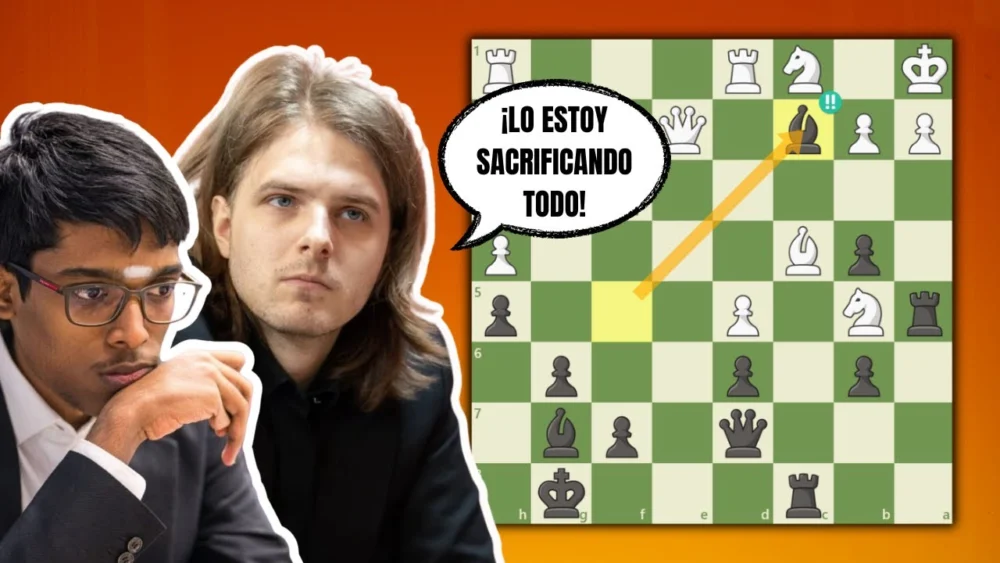 Miniatura del video: ¡¡¡LA PARTIDA DEL AÑO!!!: Rapport INMORTALIZA a Praggnanandhaa 👏