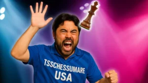Miniatura del video: ¡LANZA EL REY AL PÚBLICO TRAS EL JAQUE MATE! 🤯: Nakamura vs Gukesh (Checkmate: USA vs India 2025)